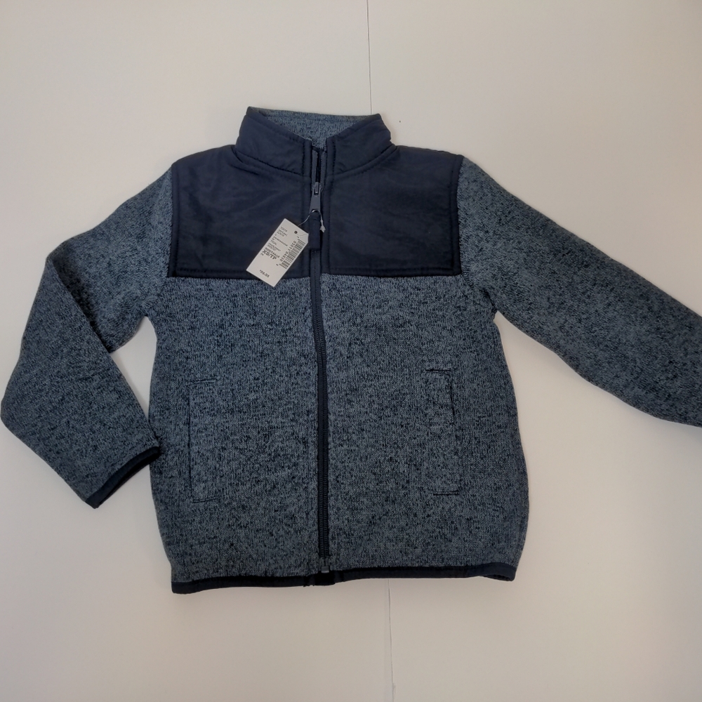 The Children's Place Brand New Sweater Fleece Trail Jacket Boy Size XS(4)